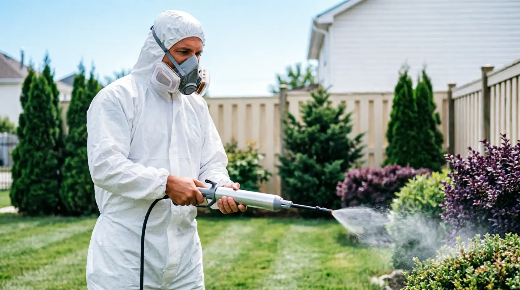 акарицидная обработка участка в Балабаново