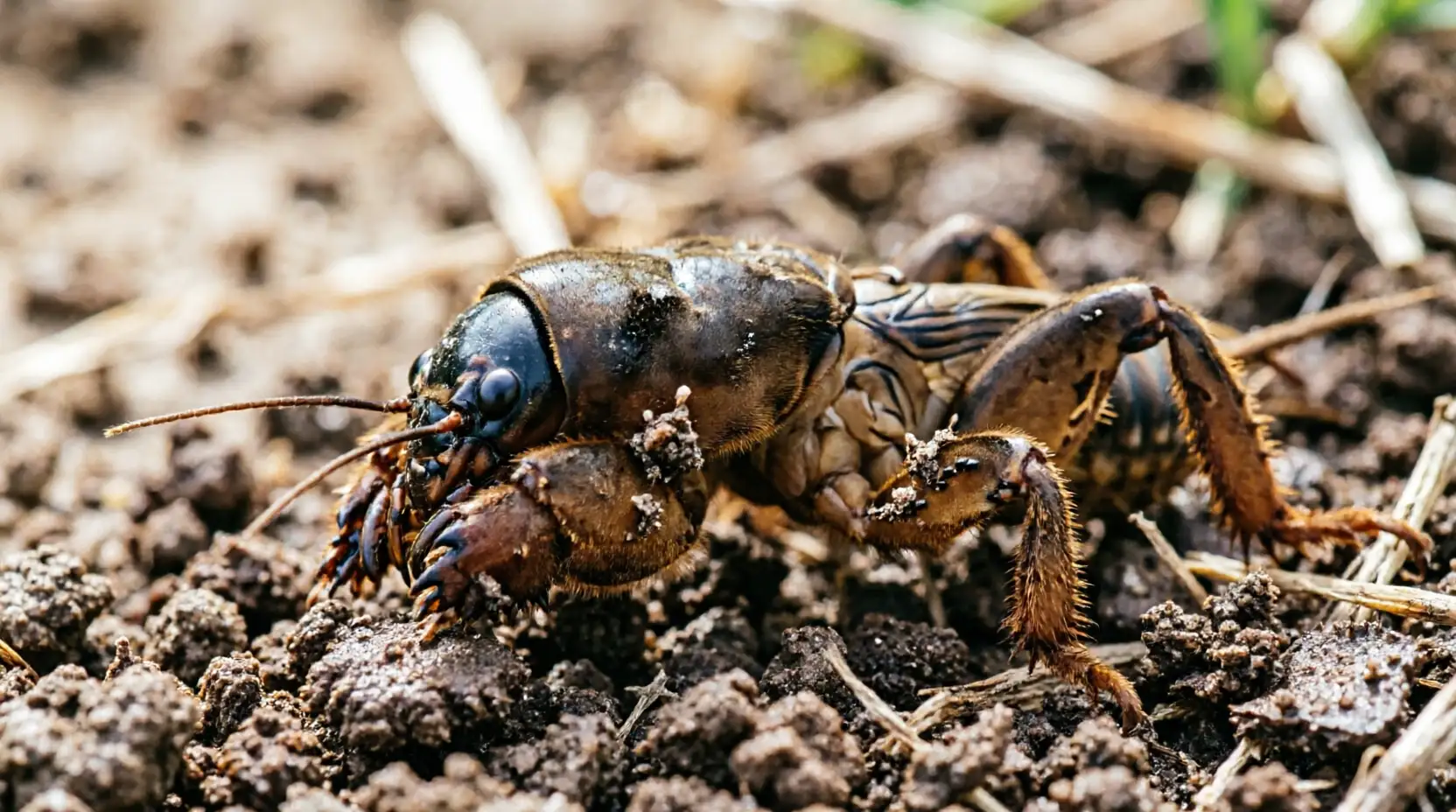 медведка на участке в Балабаново