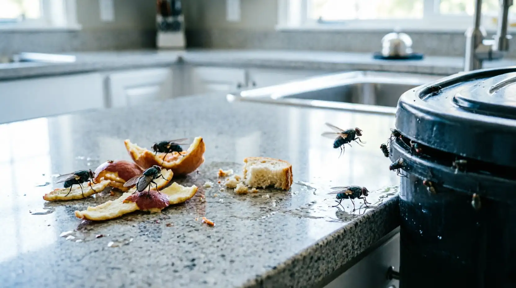 мухи на кухне в Балабаново